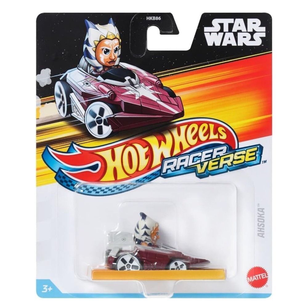 NEW Hot Wheels Racer Verse AHSOKA Star Wars Racing Car Toy Figure‎ - NIB - #121
